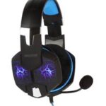Игровая гарнитура RUSH TAIPAN, динамики 50мм, велюровые амбушюры, вирт.звук 7.1, чер/син (SBHG-3000)