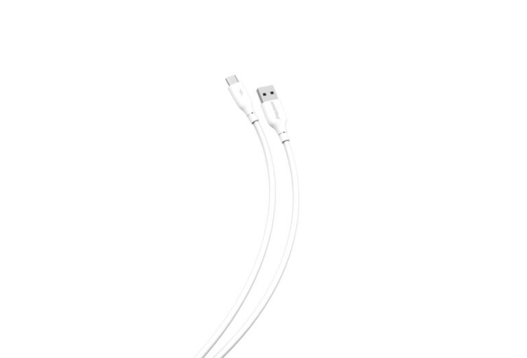 Кабель для зарядки и передачи данных S25 Type C белый, 3А,soarer,TPE, 1 м, Smartbuy (iK-3112-S25w) 1