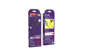 Кабель для зарядки и передачи данных S40 Lightning черный, 2.4 А, 1 м, Smartbuy (iK-512-S40b) 1