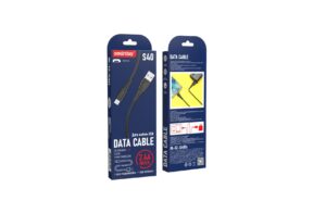 Кабель для зарядки и передачи данных S40 MicroUSB черный, 2.4 А, 1 м, Smartbuy (iK-12-S40b) 1