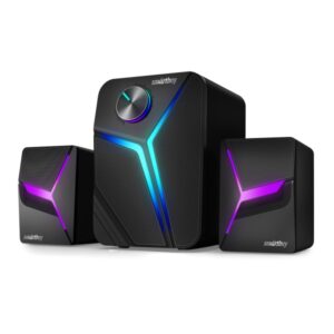 Акустическая система 2.1 Smartbuy S1, 12Вт, LED-подсветка, черная (SBA-4450)/16 1
