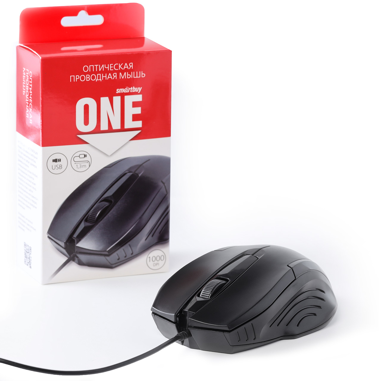 Мышь проводная Smartbuy ONE 210-K черная (SBM-210-K) / 100 1 Мышь проводная Smartbuy ONE 210-K черная (SBM-210-K) / 100 1