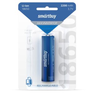 Аккумулятор Smartbuy LI18650-2200 mAh (10/100) (SBBR-18650-1B2200) 1