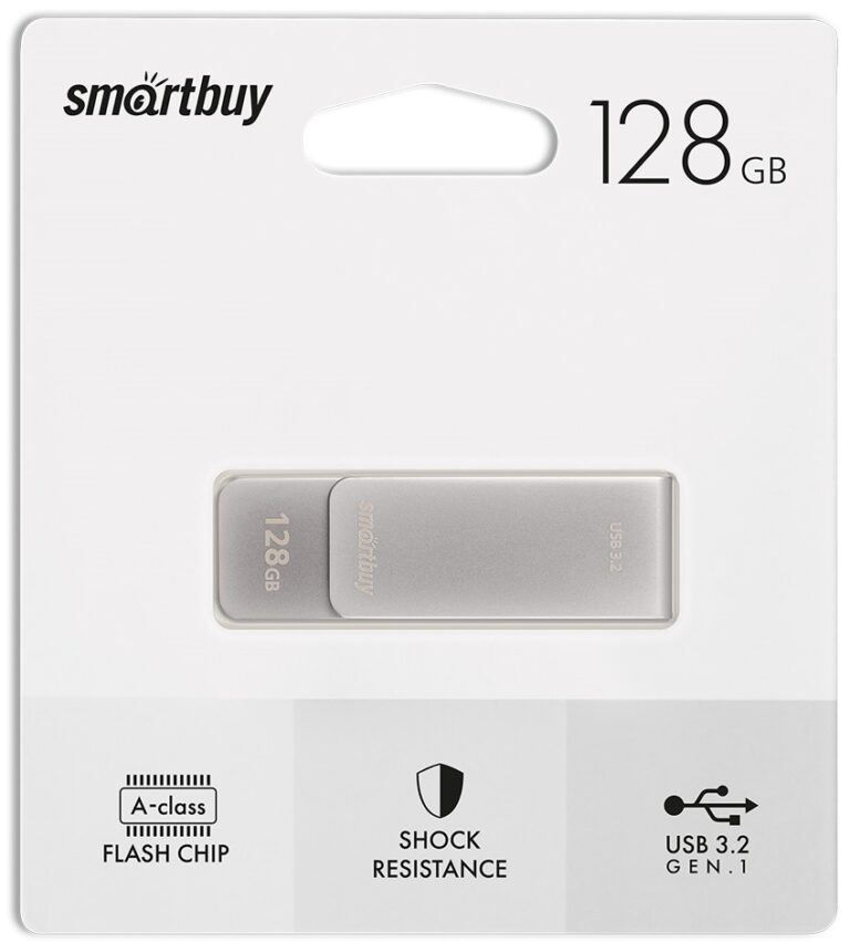 UFD 3.0/3.2 Gen.1 Smartbuy 128GB M1 Metal Grey (SB128GM1G) 1