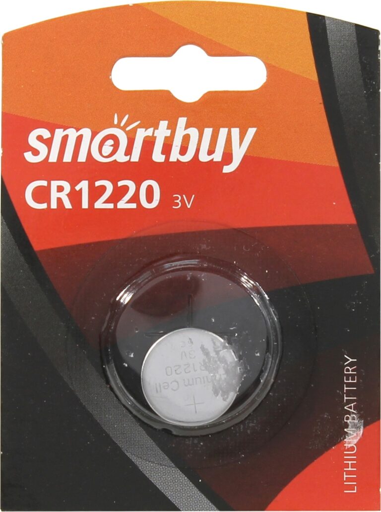 Литиевый элемент питания Smartbuy CR1220/1B (12/720) (SBBL-1220-1B) 1