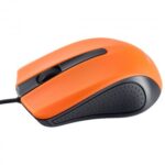 Perfeo мышь оптическая "RAINBOW", 3 кн, USB, чёрн-оранж