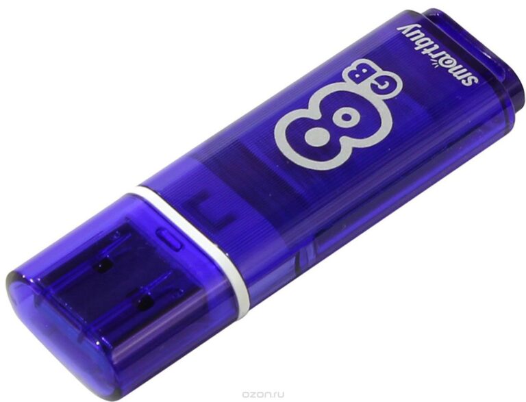 UFD 3.0/3.1 Smartbuy 008GB Glossy series Dark Blue (SB8GBGS-DB) 1