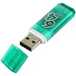 UFD 2.0 Smartbuy 064GB Glossy series Green (SB64GBGS-G)