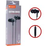 Наушники проводные с микрофоном Celebrat X2  (Black) 10pcs