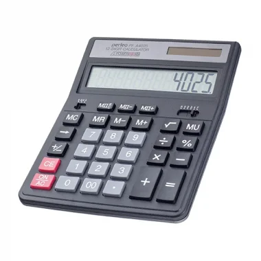 Perfeo калькулятор бухгалтерский PF_A4025, 12-разр, черный 1