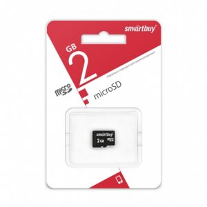 micro SD карта памяти Smartbuy 2 GB (без адаптеров) 1