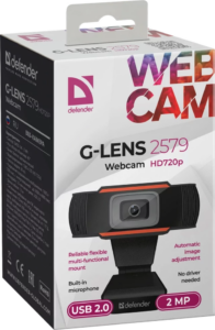 Веб-камера G-lens 2579 HD720p 2МП DEFENDER 1