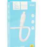Кабель USB - Micro DENMEN D28V 120W (белый) 1м