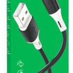 Дата-кабель USB 2.4A для Type-C Borofone BX79 силикон 1м (Black)