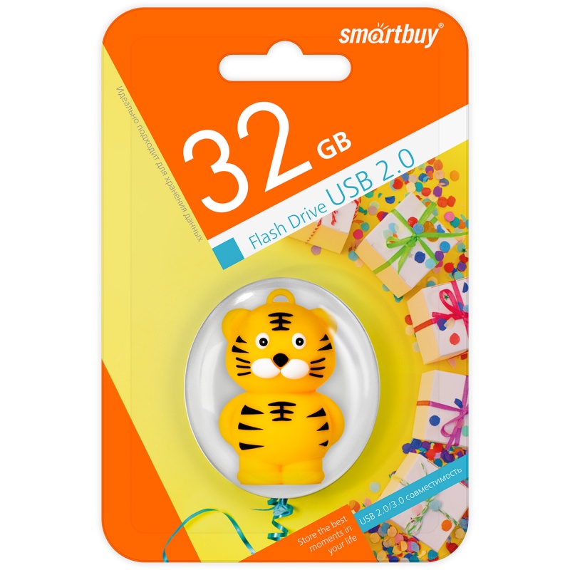 UFD 2.0 Smartbuy 032GB Wild series Тигр (SB32GBTIGERW) 1 UFD 2.0 Smartbuy 032GB Wild series Тигр (SB32GBTIGERW) 1
