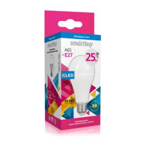 Светодиодная (LED) Лампа Smartbuy-A65-25W/6000/E27 (SBL-A65-25-60K-E27) 1