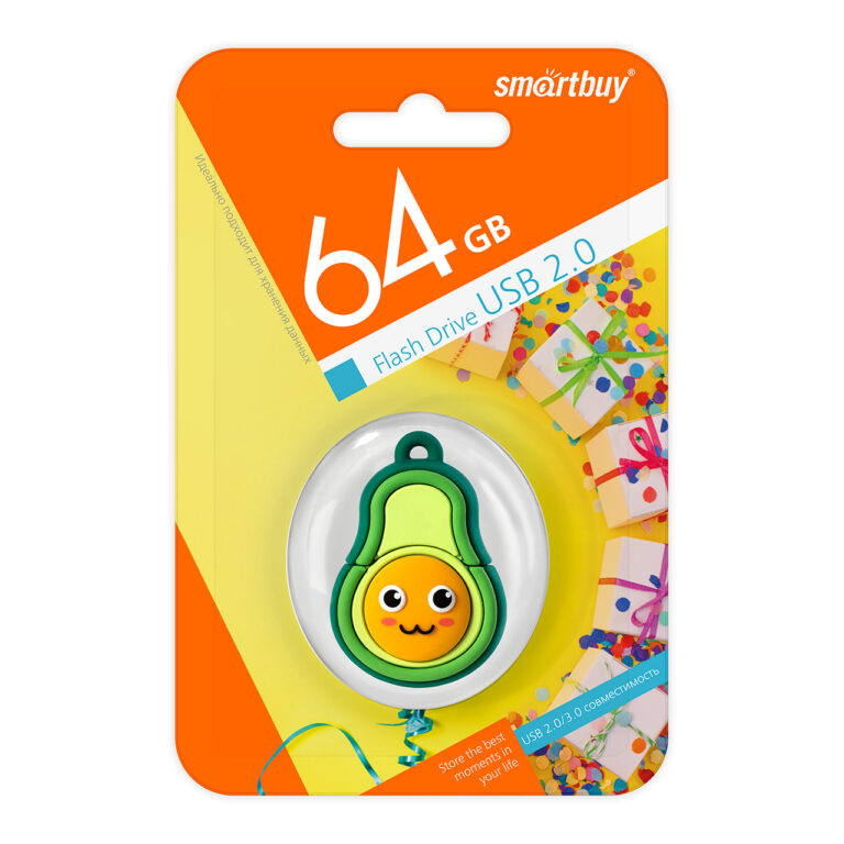 UFD 2.0 Smartbuy 064GB Wild series Авокадо (SB64GBAVO) 1