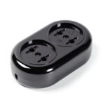 Колодка Smartbuy бакелитовая, 2 гнезда 10А/2,2кВт без заземления (SBE-10-2-00-BN)
