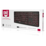 Клавиатура проводная с подсветкой Smartbuy ONE 328 USB черная (SBK-328U-K)/20