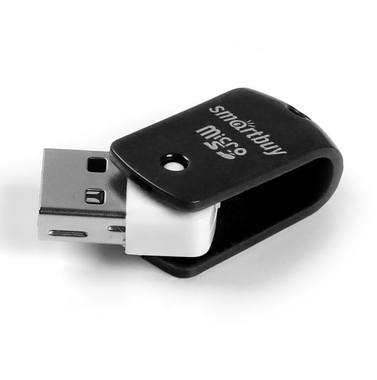 Картридер Smartbuy 706, USB 2.0 - MicroSD, черный (SBR-706-K) 1