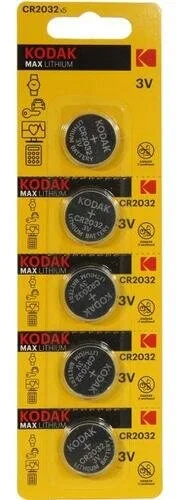 Батарейка Kodak CR2032/5Bl 5/60 1
