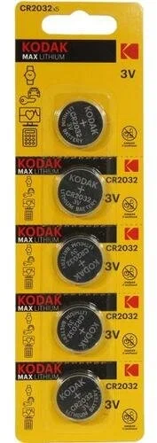KODAK CR2032/5BL MAX Lithium 1