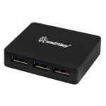 USB 3.0 Хаб Smartbuy 6000, 4 порта, черный (SBHA-6000-K)