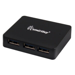 USB 3.0 Хаб Smartbuy 6000, 4 порта, черный (SBHA-6000-K) 1