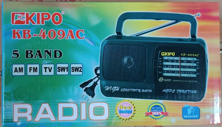 Радиоприемник KIPO KB-409AC питание 220в, 2 х R20, AM/FM/TV/SW1-2 1 Радиоприемник KIPO KB-409AC питание 220в, 2 х R20, AM/FM/TV/SW1-2 1