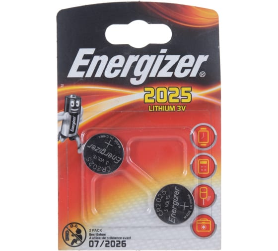 Energizer CR2025/2BL 2/20 1