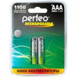 Perfeo AAA1100mAh/2BL  Аккумулятор Пластик 2/40