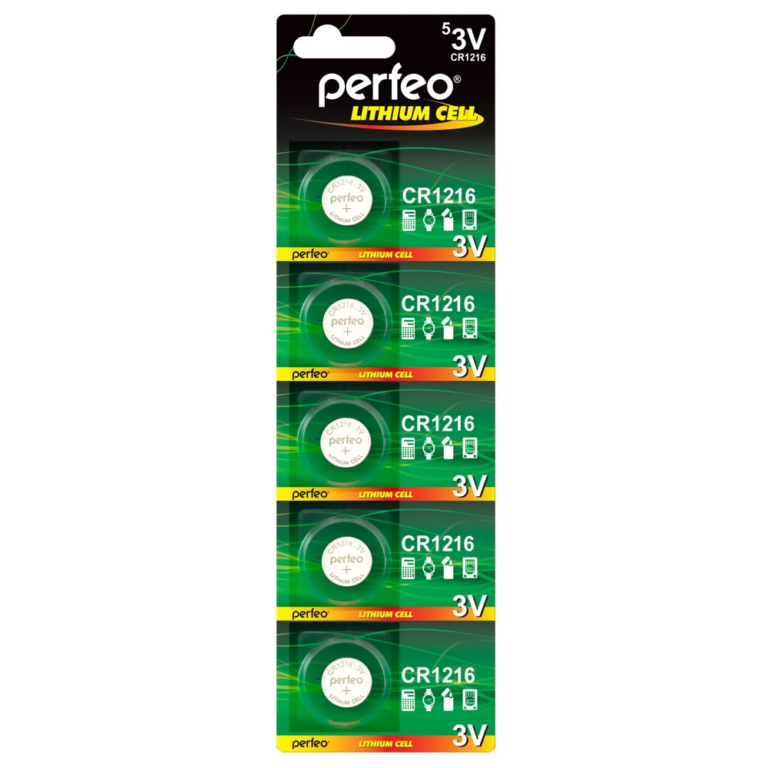 Perfeo CR1216/5BL Lithium Cell  5/100 1