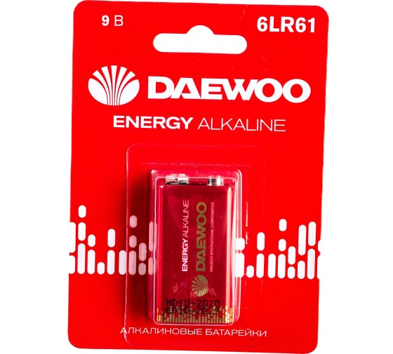 DAEWOO 6LR61/1BL Energy Alkaline 1/12 1