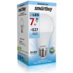 Светодиодная (LED) Лампа Smartbuy-A60-07W/6000/E27 (SBL-A60-07-60K-E27)