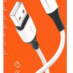 Дата-кабель USB 2.4A для micro USB Borofone BX79 силикон 1м (White)