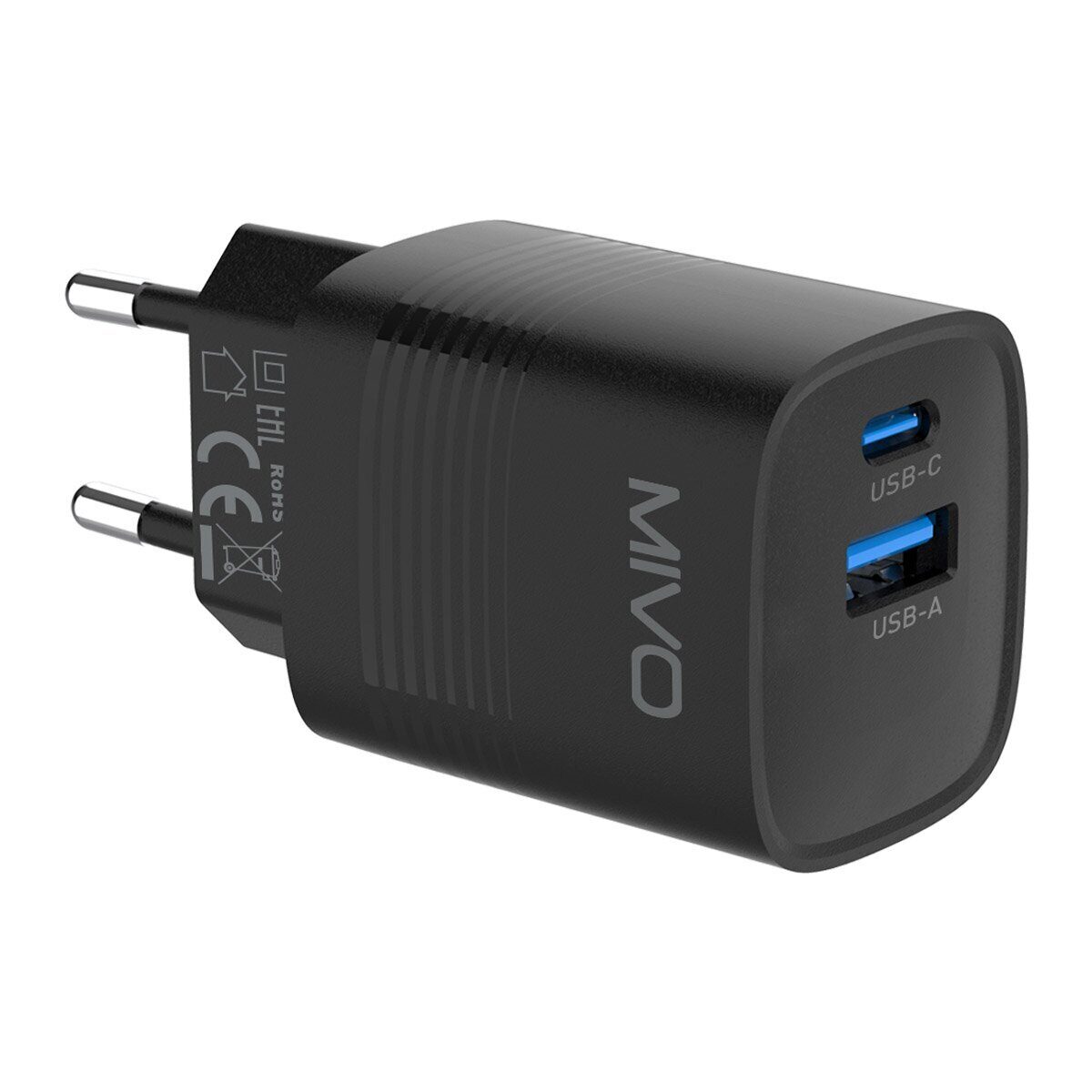 Сетевое з/у Mivo MP-301Q, черный 1 Сетевое з/у Mivo MP-301Q, черный 1