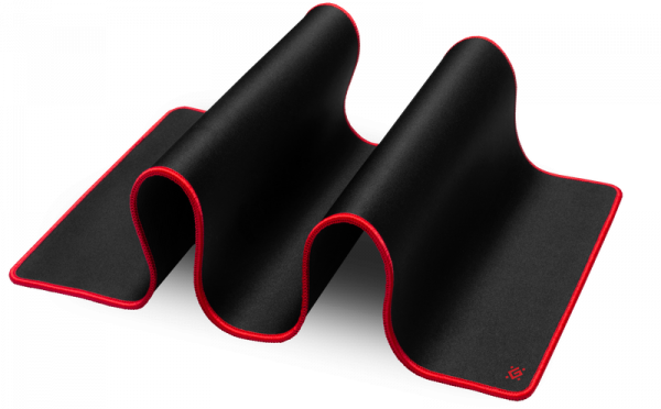 Игровой коврик Black XXL One 680x240x5 мм, ткань+резина DEFENDER 1