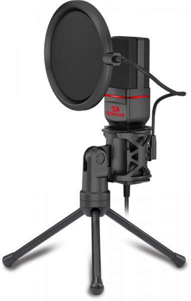 Игровой стрим микрофон Seyfert GM100 3.5 мм, кабель 1.5 м Redragon 1