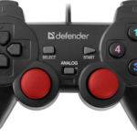 Проводной геймпад Glyder USB, 12 кнопок, 2 стика DEFENDER