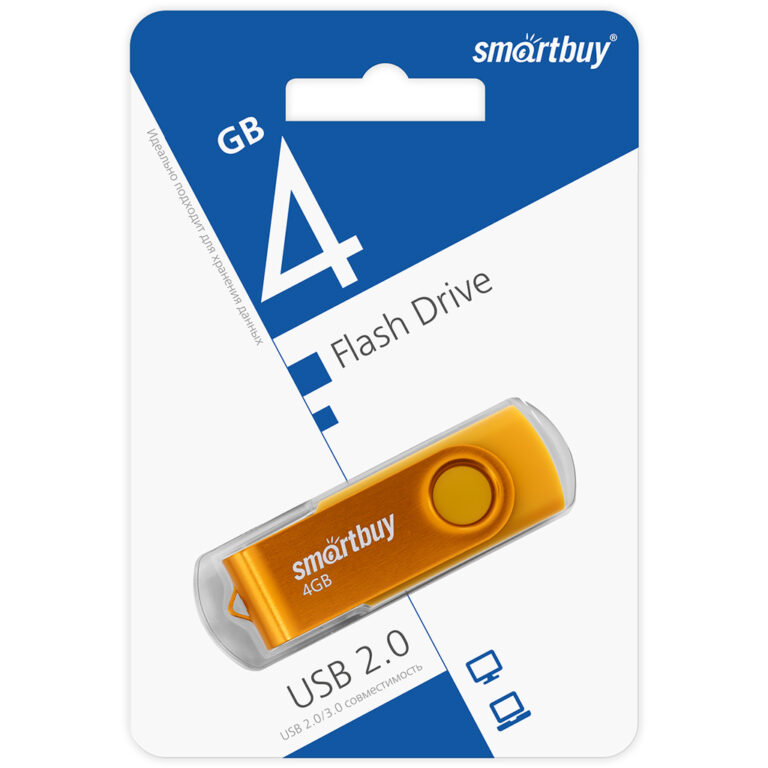 UFD 2.0 SmartBuy 004GB Twist Yellow (SB004GB2TWY) 1