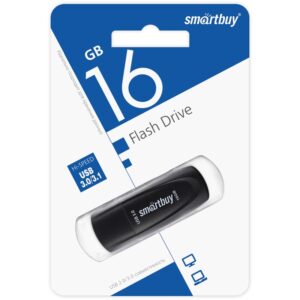 UFD 3.0/3.1 Smartbuy 016GB Scout Black (SB016GB3SCK) 1