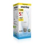 Светодиодная (LED) Лампа Smartbuy-C37-05W/3000/E27 (SBL-C37-05-30K-E27)