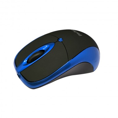 Perfeo мышь оптическая "ORION", 3 кн, DPI 1000, USB, чёрн/син 1