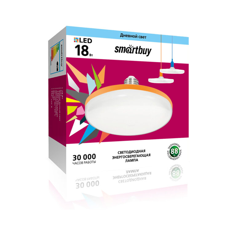Светодиодная (LED) Лампа Smartbuy-UFO-18W/4000/E27 (SBL-UFO-18-4K-E27) 1