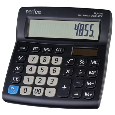Perfeo калькулятор бухгалтерский PF_B4855, 12-разр., черный 1