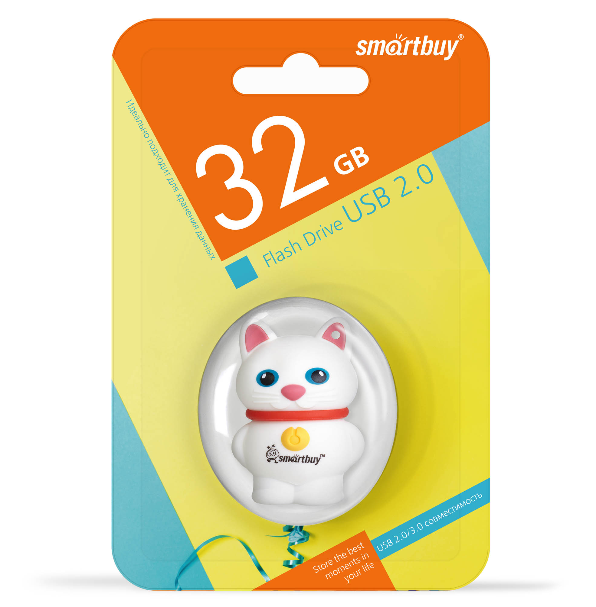 UFD 2.0 Smartbuy 032GB Wild series Котенок Белый (SB32GBCatW) 1 UFD 2.0 Smartbuy 032GB Wild series Котенок Белый (SB32GBCatW) 1