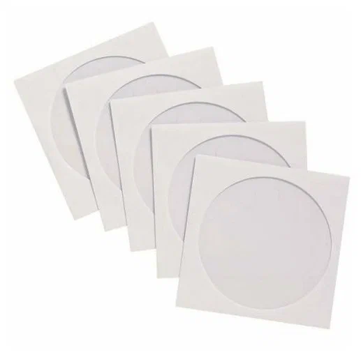 Конверт бумажный с окном для дисков упаковка 100шт кратно упаковке 1