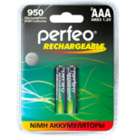 Perfeo AAA950mAh/2BL  Аккумулятор Пластик 2/40