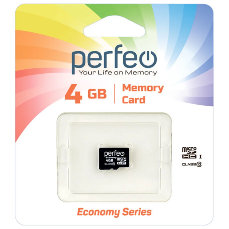 Perfeo microSD 4GB High-Capacity (Class 10) w/o Adapter 1
