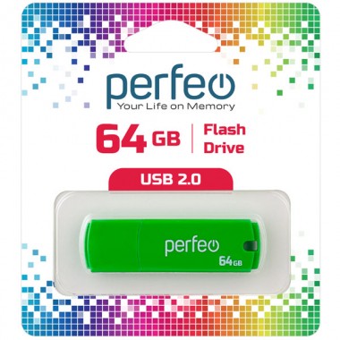 Perfeo USB 64GB C05 Green 1